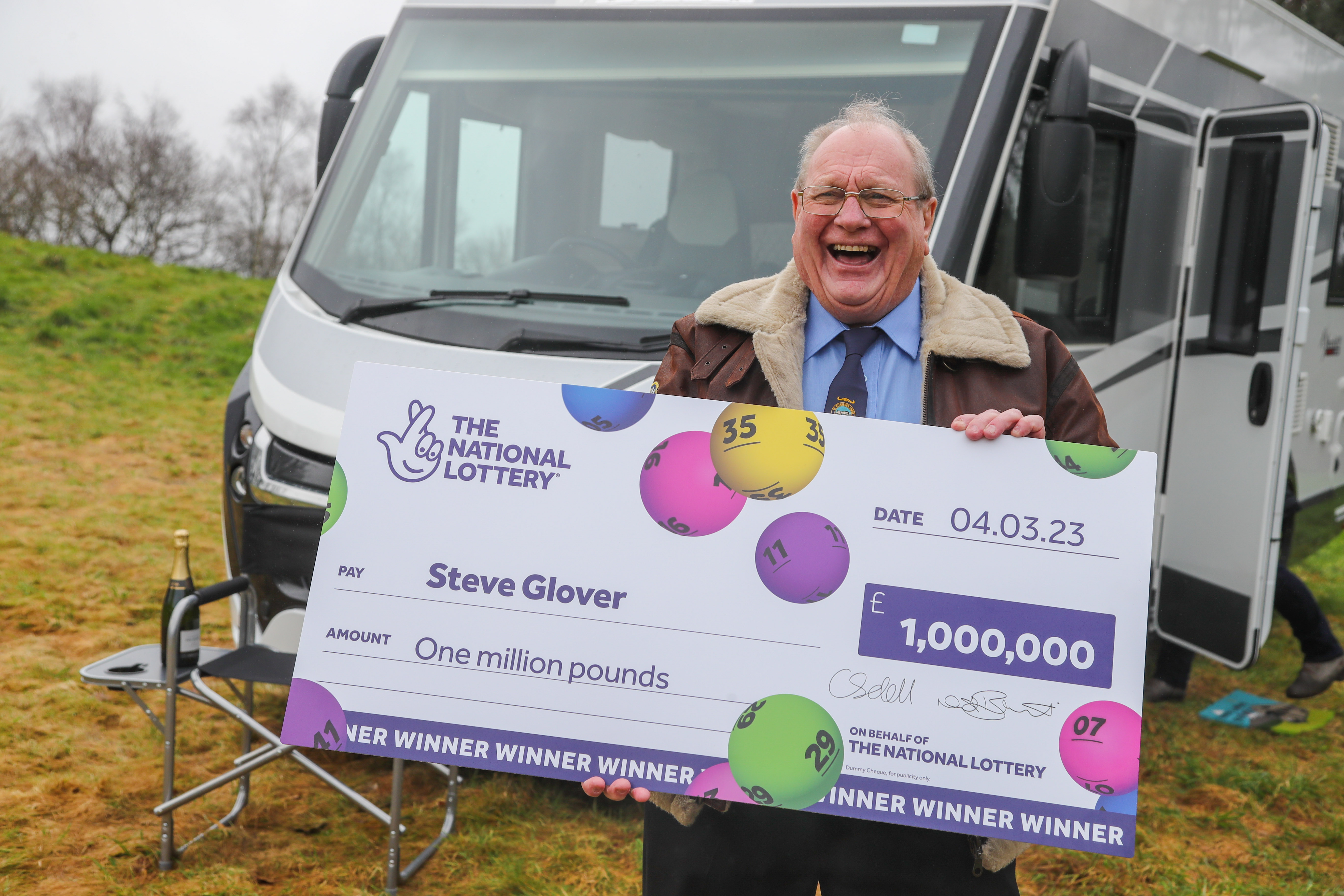 Steve Glover bagged the £1m win