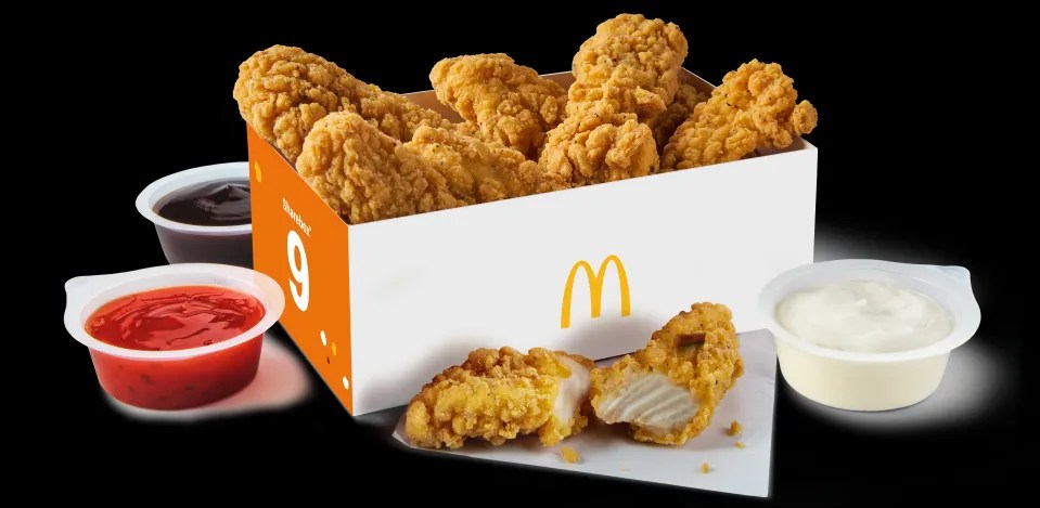 The fast food chain is launching a new nine-piece chicken selects sharebox