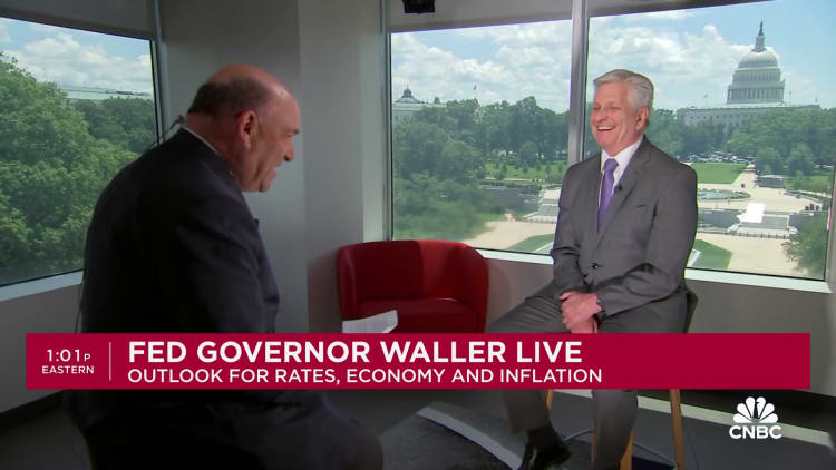 Fed Governor Christopher Waller: Don't think we are going to need to raise rates
