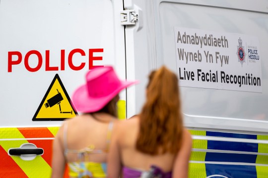 A South Wales Police live facial recognition van
