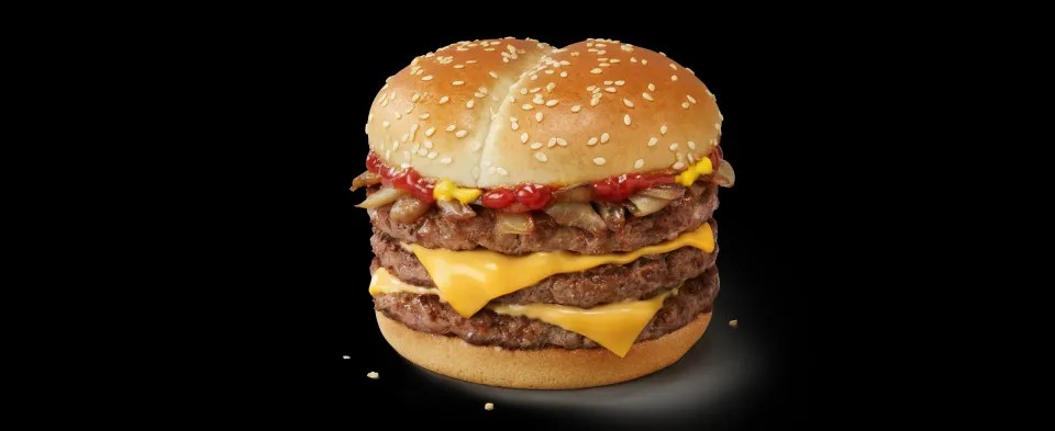 McDonald's is launching a new three-patty burger within days