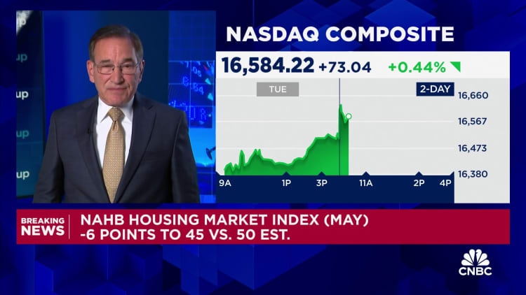 Homebuilder sentiment tumbles in May