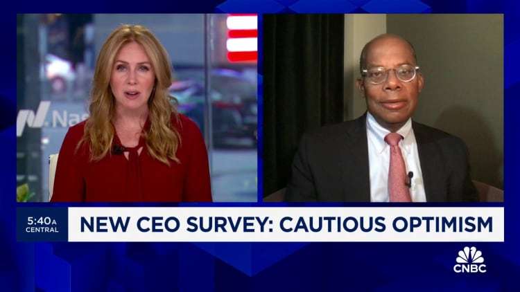 Roger Ferguson on new CEO survey: Recession concerns have 'faded drastically'