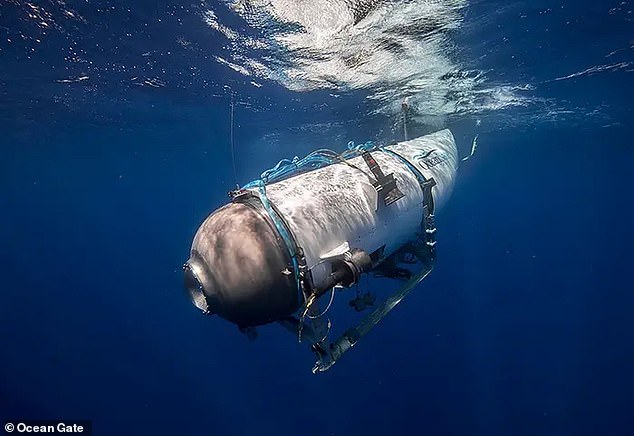 The announcement comes amid the one-year anniversary of the tragic Titan submersible (pictured) implosion that killed all five people on board