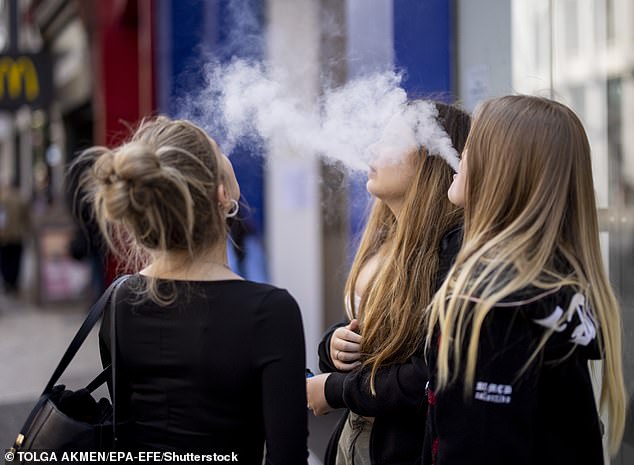 The biggest increase was among 18-to-24-year-olds with more than half now using the strongest e-cigs.