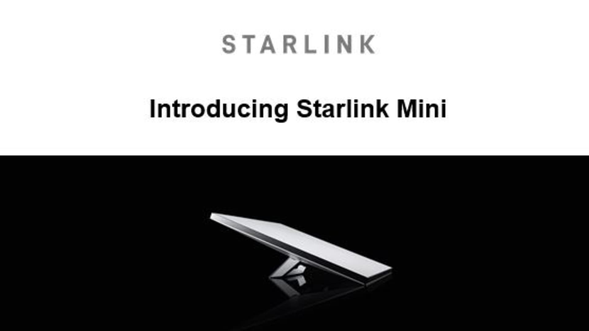 Starlink Mini promotional image.