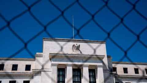 The US Federal Reserve Board building in Washington