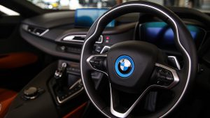 BMW i8 interior