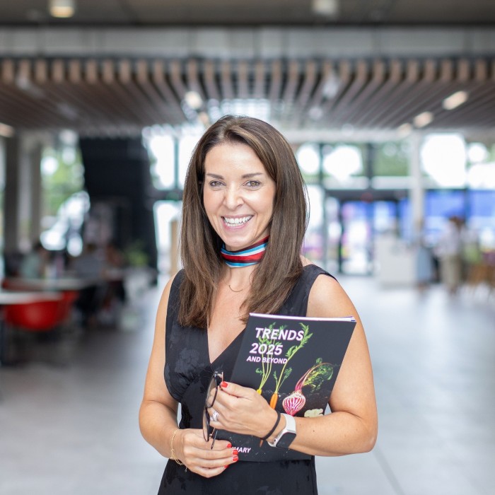 Breige Donaghy at Tesco food development centre 