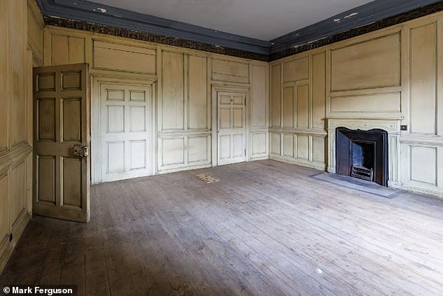 This is the bedroom on Bannockburn House's first floor where Bonnie Prince Charlie slept as the assailant aimed a musket through the window, the experts say