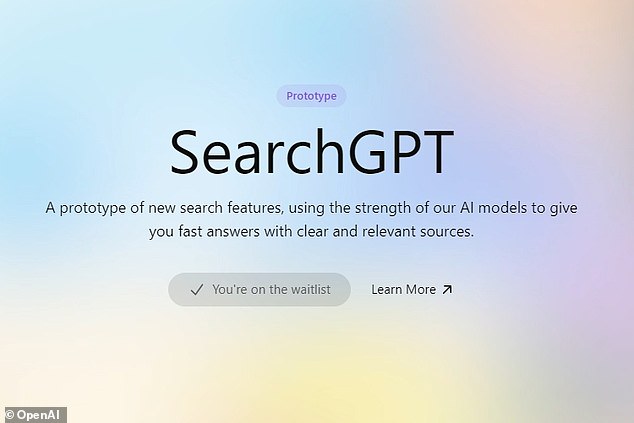 If you're interested in using SearchGPT, you can head to the official webpage and join a waitlist - but it warns 'access is limited'