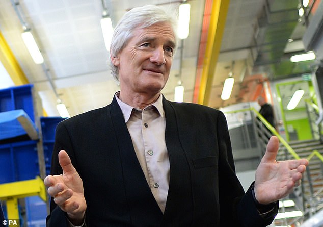 Job cuts: Dyson, founded in 1991 by inventor Sir James Dyson (pictured), will cut around 1,000 of its 3,500 jobs in Britain