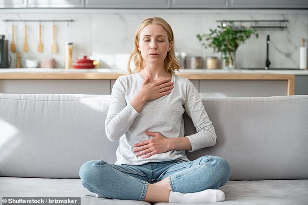 It's the trendy wellness practice that has taken the health industry by storm. But mindfulness training can trigger unpleasant feelings such as disembodiment, experts have warned (stock image)