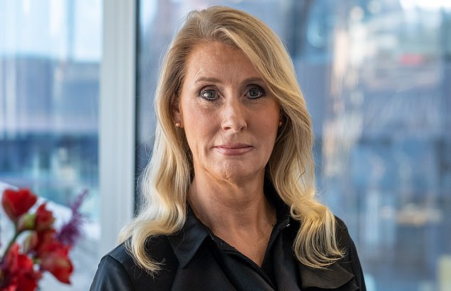 Takeover: Nationwide, led by chief exec Debbie Crosbie (pictured), is buying the stock-market-listed lender Virgin Money for £2.9bn