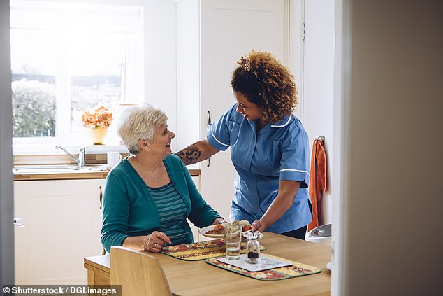 Care costs: Reeves also announced the axing of the £86,000 social care cap which would have prevented elderly people selling their homes to finance long-term care