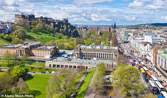 Edinburgh's cultural attractions, including its famous castle, make it a desirable place to live and residents of the Scottish capital are some of the happiest in the UK