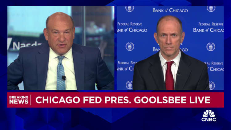 Chicago Fed President Austan Goolsbee: If conditions start to deteriorate, the Fed will 'fix it'