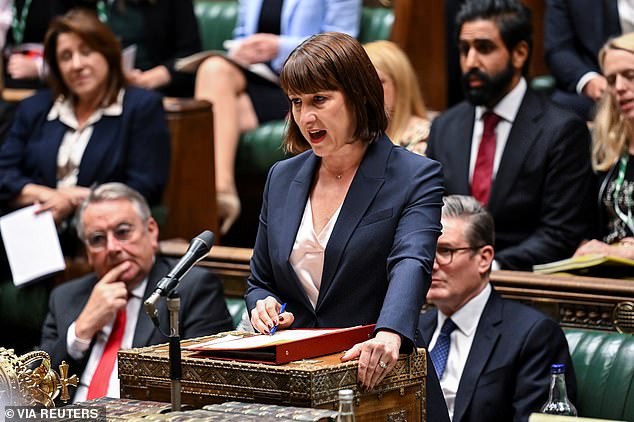 'You made a howler – you know it, I know it, many Labour MPs know it and the country knows it – and you need to own up as soon as possible.' Pictured: Chancellor Rachel Reeves