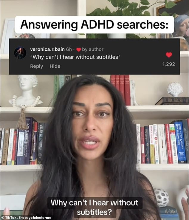 Psychiatrist and ADHD specialist Dr Sasha Hamdan explains that you might feel like you need subtitles because of a common condition