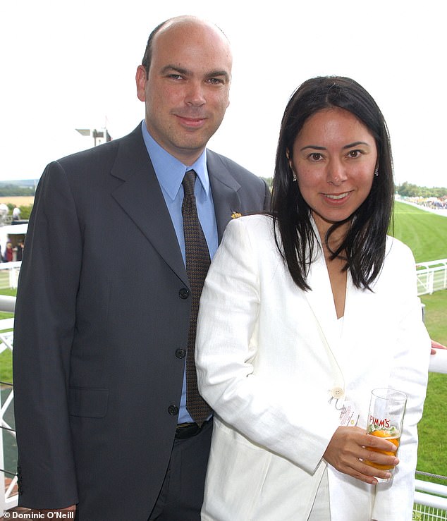 British tech tycoon Mike Lynch with his wife Angela Bacares, who survived the Bayesian disaster but could now be targeted by HPE pursuing their £3billion lawsuit