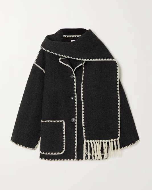 This Toteme coat with scarf attached is £810 from net-a-porter.com