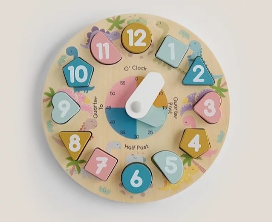 Save £3 on the George at Asda wooden learning clock