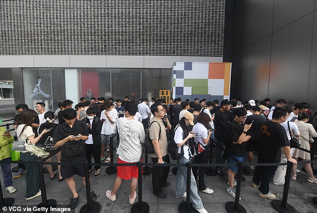 HANGZHOU, CHINA: Apple releases a new iPhone this time every year, but it doesn't stop fans from queuing up to buy the latest model