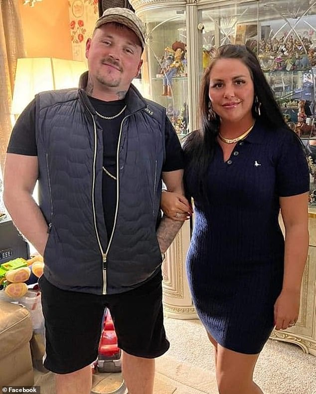 Dane Knight (left) has been left devastated by the death of his partner Alice Webb (right) after she died from a Brazilian Bum Lift procedure in the UK