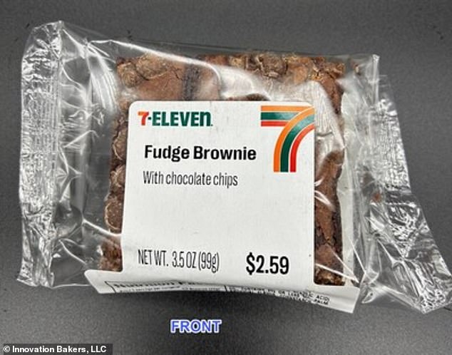 The recalled brownies were delivered to 7-Eleven stores in southern California on Sept 8 and 9, and had a sell-by date of Sept 11