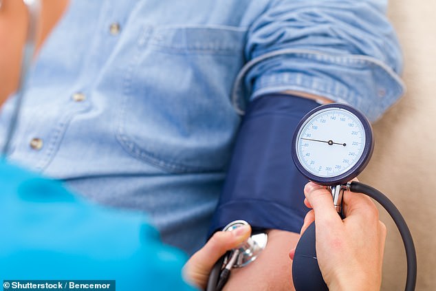 Around 30 per cent of adults across the country suffer from high blood pressure, and it is double that for those over 65. (Stock image)