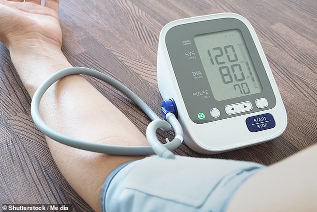 High blood pressure also raises the risk of kidney disease.  It is often triggered by poor lifestyle habits, such as bad diet, excessive alcohol and a lack of exercise. (Stock image)