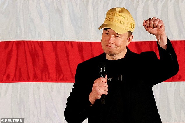 The production company specifically complained that Elon Musk's (pictured) 'highly politicized, capricious and arbitrary behavior' made the association with their brand especially damaging for the company's reputation