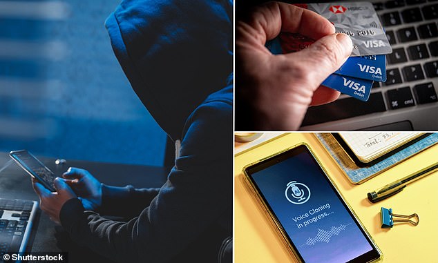 Huge losses: Criminals stole £572million through fraud in the first half of 2024