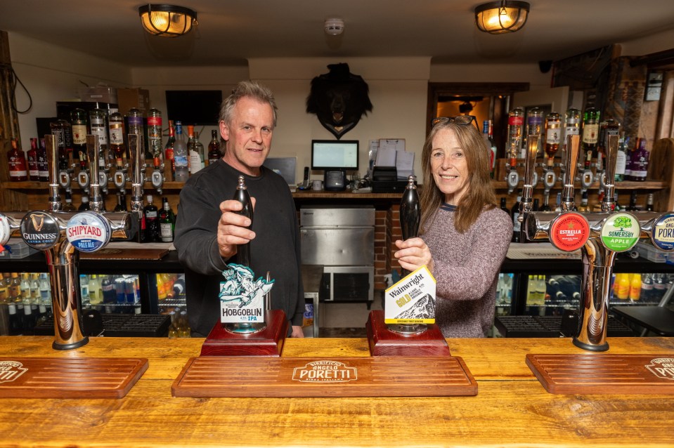 John Forge and Mandy Keefe were the talk of the town after their new pub regulation