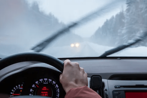 In winter, snow and ice is kept away, while in summer the windscreen cover protects the car interior from heat and dust (stock image)