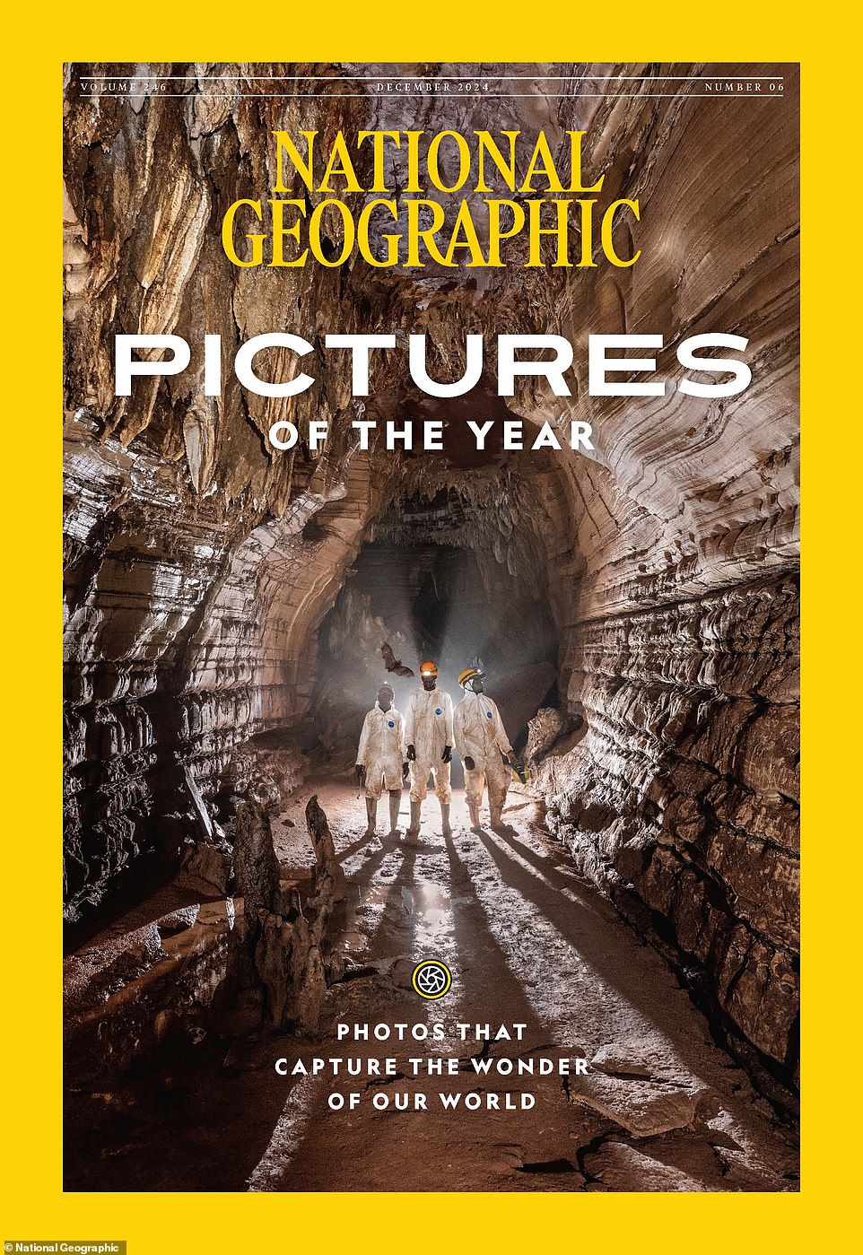 Visual feast: The cover of the National Geographic Pictures of the Year 2024 issue