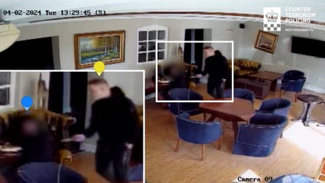 CCTV shows moment neo-Nazi Callum Parslow stabs asylum seeker in Worcester – video