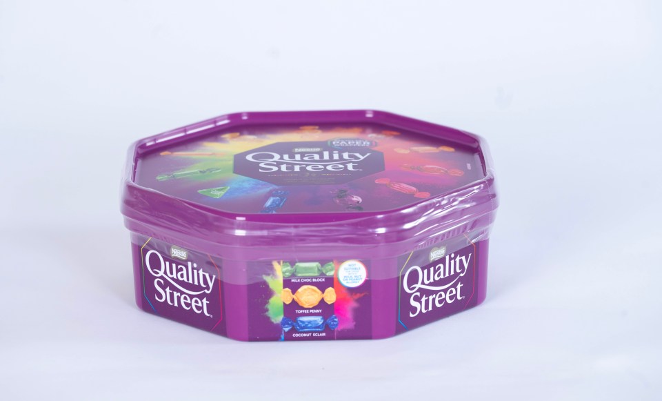 The size of two Quality Street treats has decreased