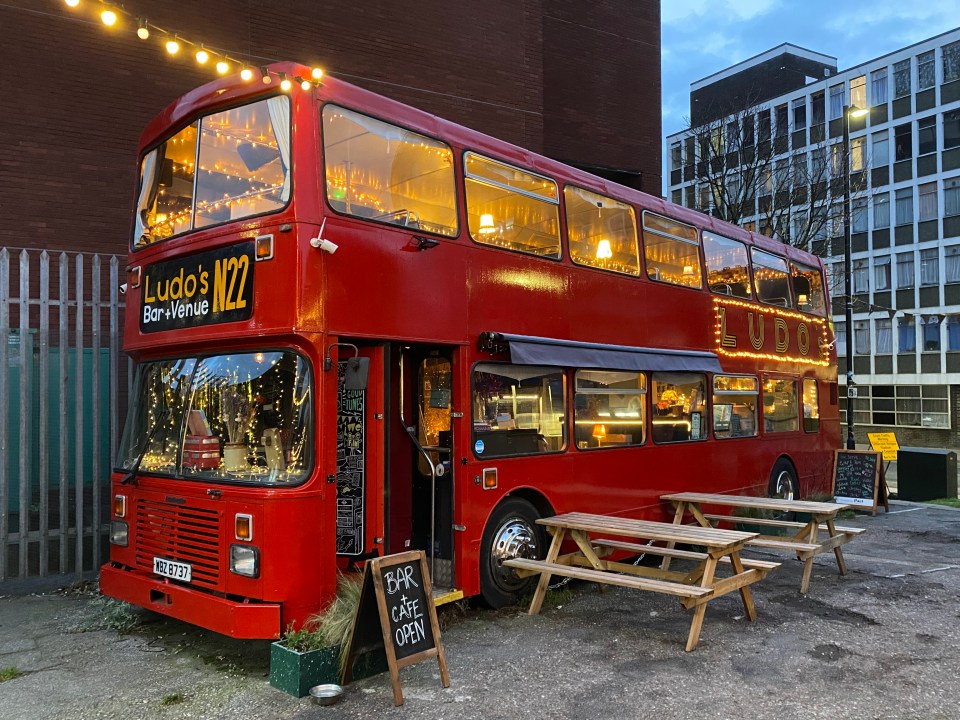 The bus following its spruce up