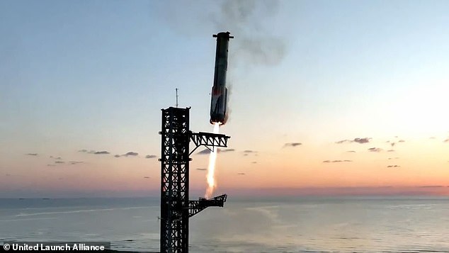 SpaceX achieved a historic spaceflight maneuver this year when the Mechazilla launch tower's 'chopstick' arms caught the Super Heavy booster in mid-air, executing a bull's eye landing