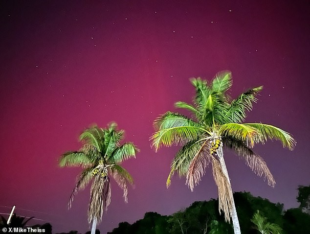 The aurora borealis is typically only seen at northern latitudes. But in October, this dazzling light display stretched as far south as Florida