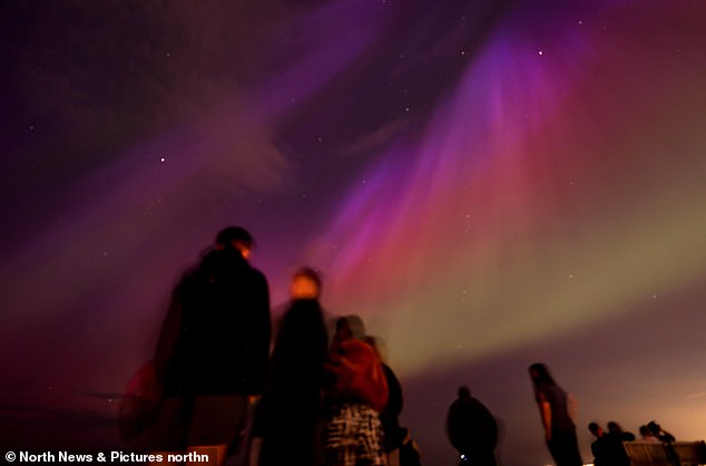 Unfortunately, the weather forecast for this evening isn't looking great, which could scupper your plans to see the Northern Lights (pictured over Tynemouth in May)