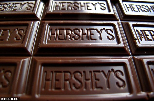 Choc merger: Cadbury-owner Mondelez is said to be eyeing rival chocolate maker Hershey’s which makes peanut butter infused chocolate Reese’s