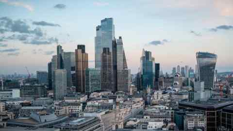 The London city skyline