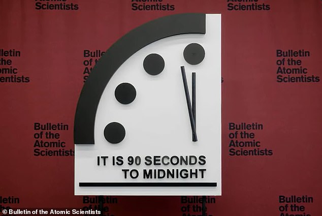 Last year, scientists kept the Doomsday Clock at 90 seconds to midnight. This is the closest it has ever been since the creation of the atomic bomb